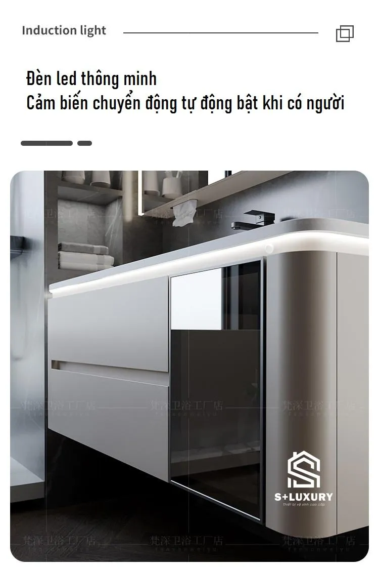 Cận cảnh mặt chậu sứ tràn viền liền khối nung men tuyết Nano 1.280°C của tủ chậu DH-02 Cận cảnh mặt chậu sứ tràn viền liền khối nung men tuyết Nano 1.280°C của tủ chậu DH-02