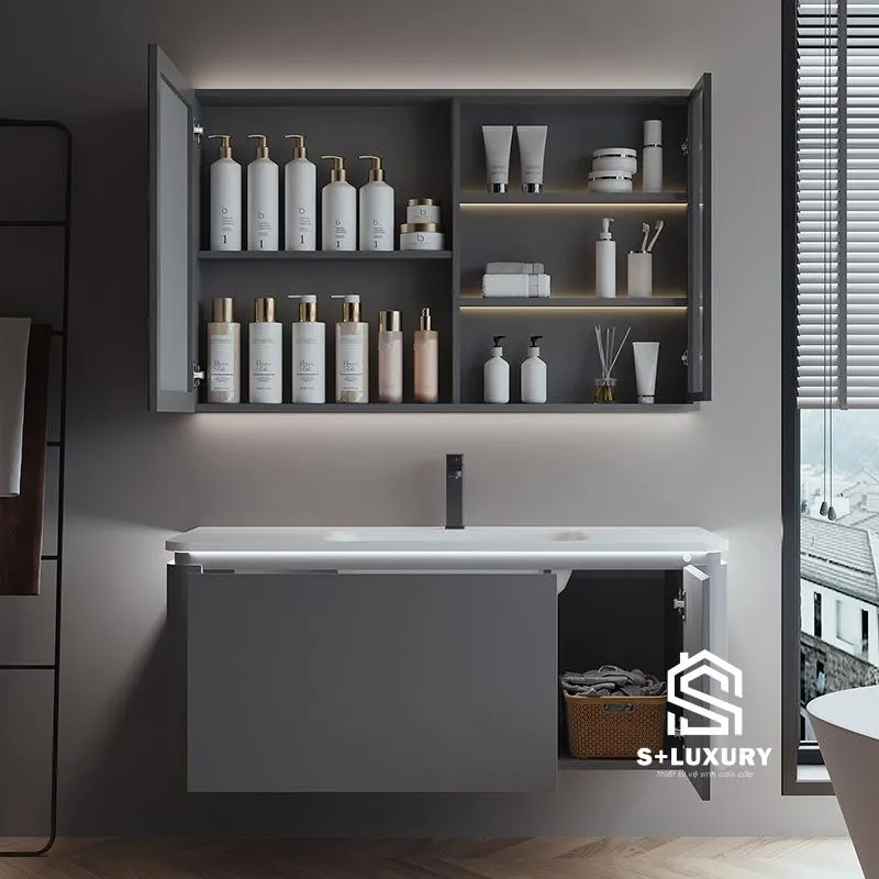 Bản vẽ kỹ thuật kích thước tiêu chuẩn bộ tủ chậu lavabo DH-08 Bản vẽ kỹ thuật kích thước tiêu chuẩn bộ tủ chậu lavabo DH-08