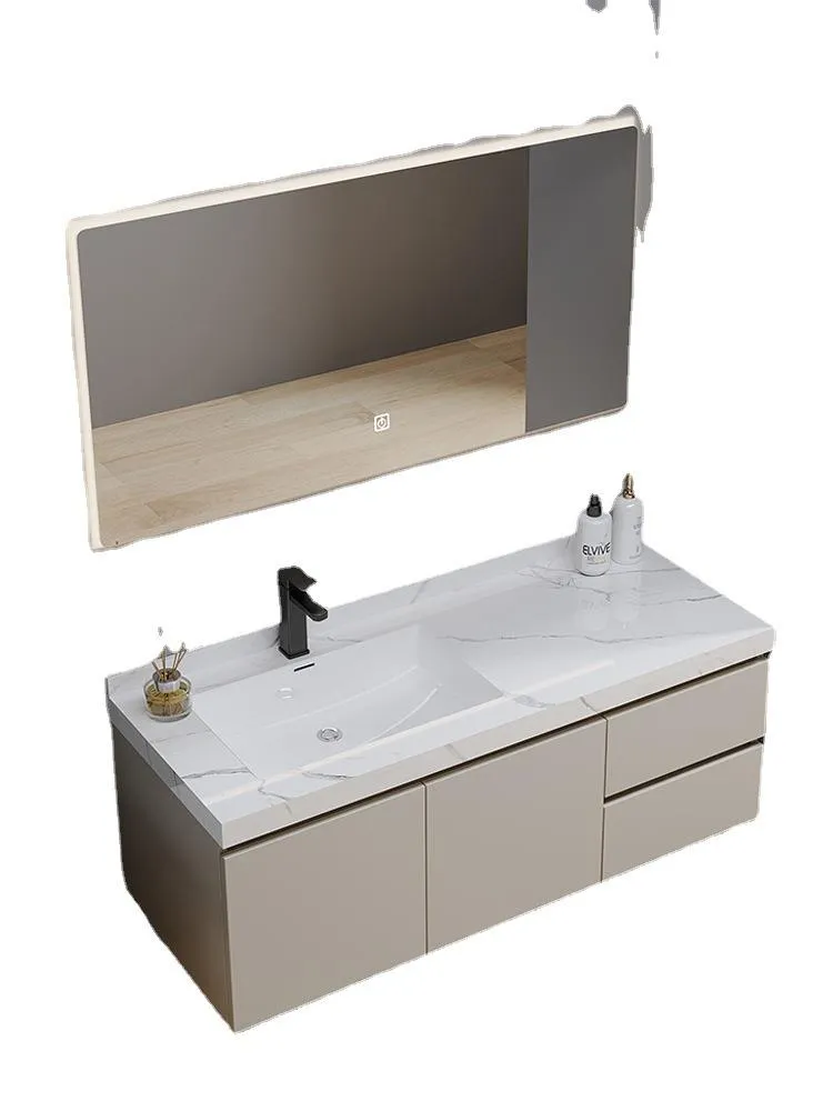 Ảnh chụp studio bộ tủ chậu lavabo mặt đá tràn viền DH-10 kèm tủ gương LED cảm ứng viền sáng Ảnh chụp studio bộ tủ chậu lavabo mặt đá tràn viền DH-10 kèm tủ gương LED cảm ứng viền sáng