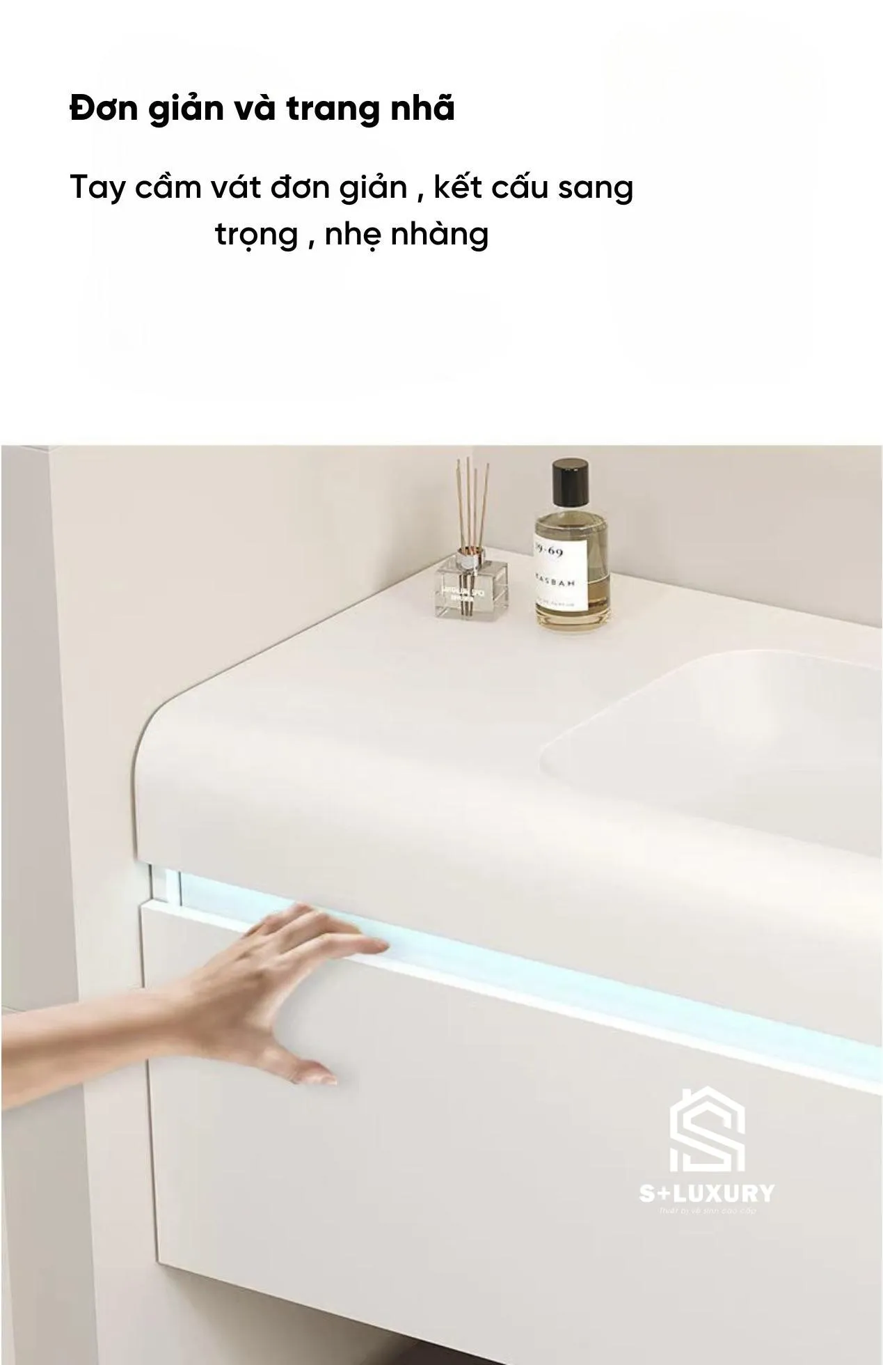 Bản lề Inox 304 giảm chấn thủy lực chống rỉ sét chuyên dụng cho tủ chậu lavabo phòng tắm