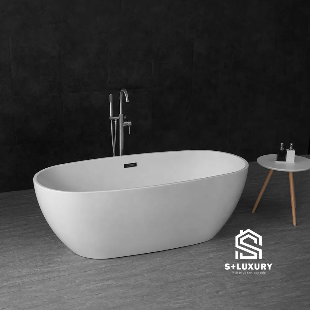 Bồn Tắm Ngâm Acrylic Bo Tròn 1700x800x580mm S+ Luxury MW8223-170 chính hãng S+ Luxury Bồn Tắm Ngâm Acrylic Bo Tròn 1700x800x580mm S+ Luxury MW8223-170 chính hãng S+ Luxury