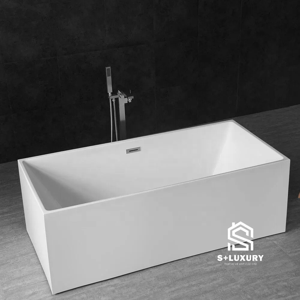 Bồn tắm ngâm acrylic 1300x700mm S+ Luxury MW8109-130 cho không gian nhỏ Bồn tắm ngâm acrylic 1300x700mm S+ Luxury MW8109-130 cho không gian nhỏ