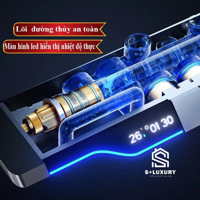 Bát sen mưa và tay sen cầm tay của model S-165