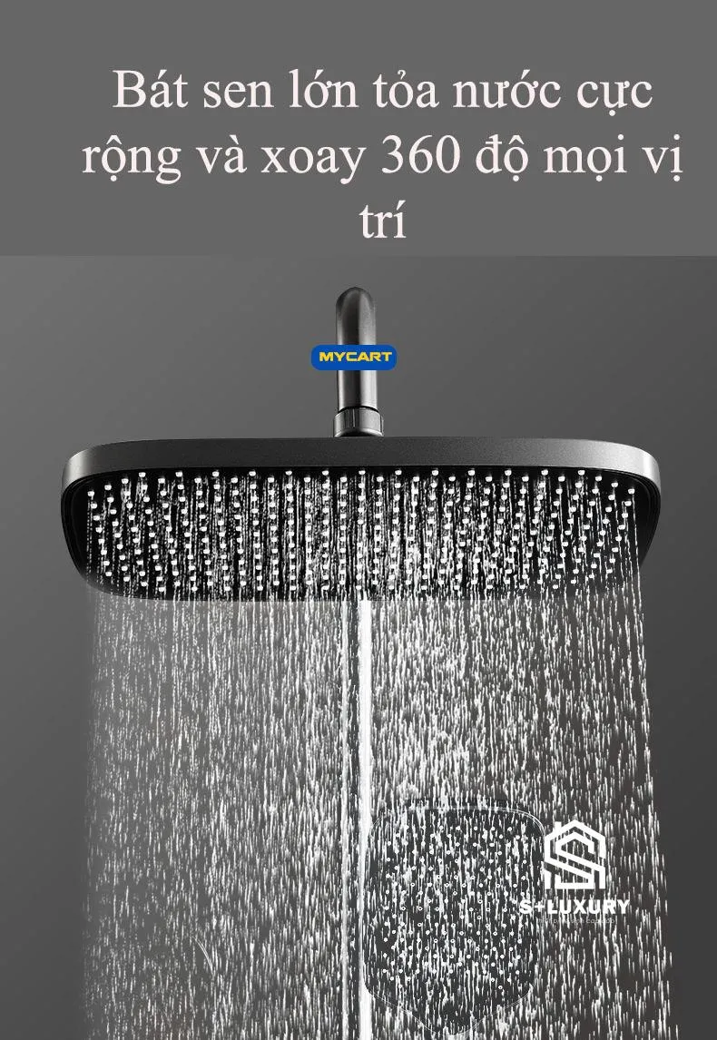 Bát sen mưa và tay sen cầm tay của model SC-02