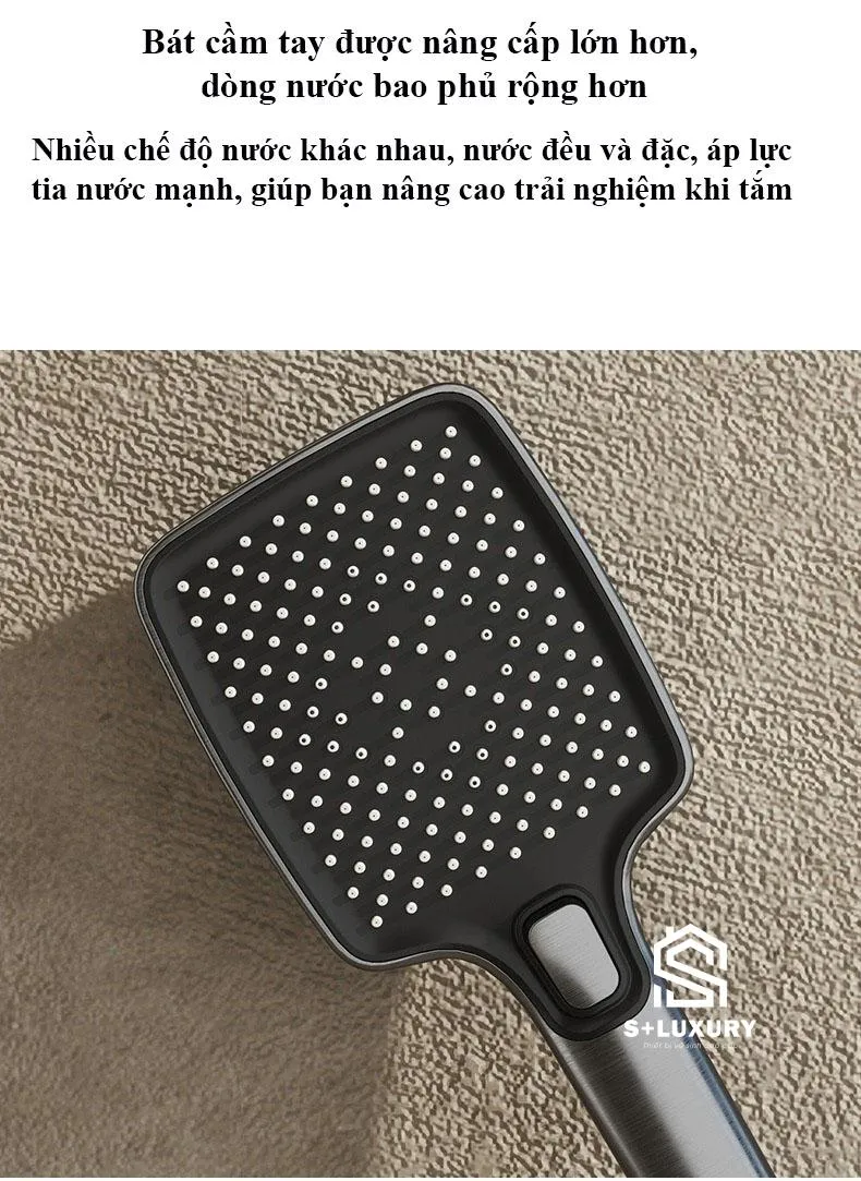 Bát sen mưa và tay sen cầm tay của model SC-09