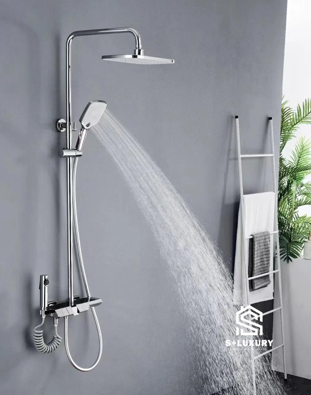 Sen Cây Tắm Đứng Nóng Lạnh Bàn Phím LED Nhiệt Độ S+ Luxury SC-10 chính hãng S+ Luxury Sen Cây Tắm Đứng Nóng Lạnh Bàn Phím LED Nhiệt Độ S+ Luxury SC-10 chính hãng S+ Luxury