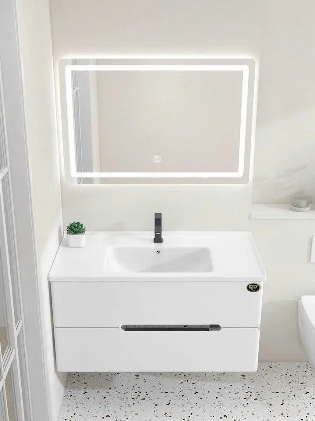 Chi tiết tủ chậu lavabo chất liệu nhựa cao cấp kèm tủ gương LED cảm ứng thông minh TCL-8047 Chi tiết tủ chậu lavabo chất liệu nhựa cao cấp kèm tủ gương LED cảm ứng thông minh TCL-8047