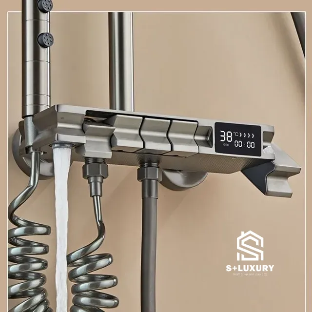 z4795094920993_5b8faabc966103197b7dd2fef525daed Bộ sen cây tắm đứng 4 phím Đàn màu xám Nano LED TS-4012 - Ảnh 1