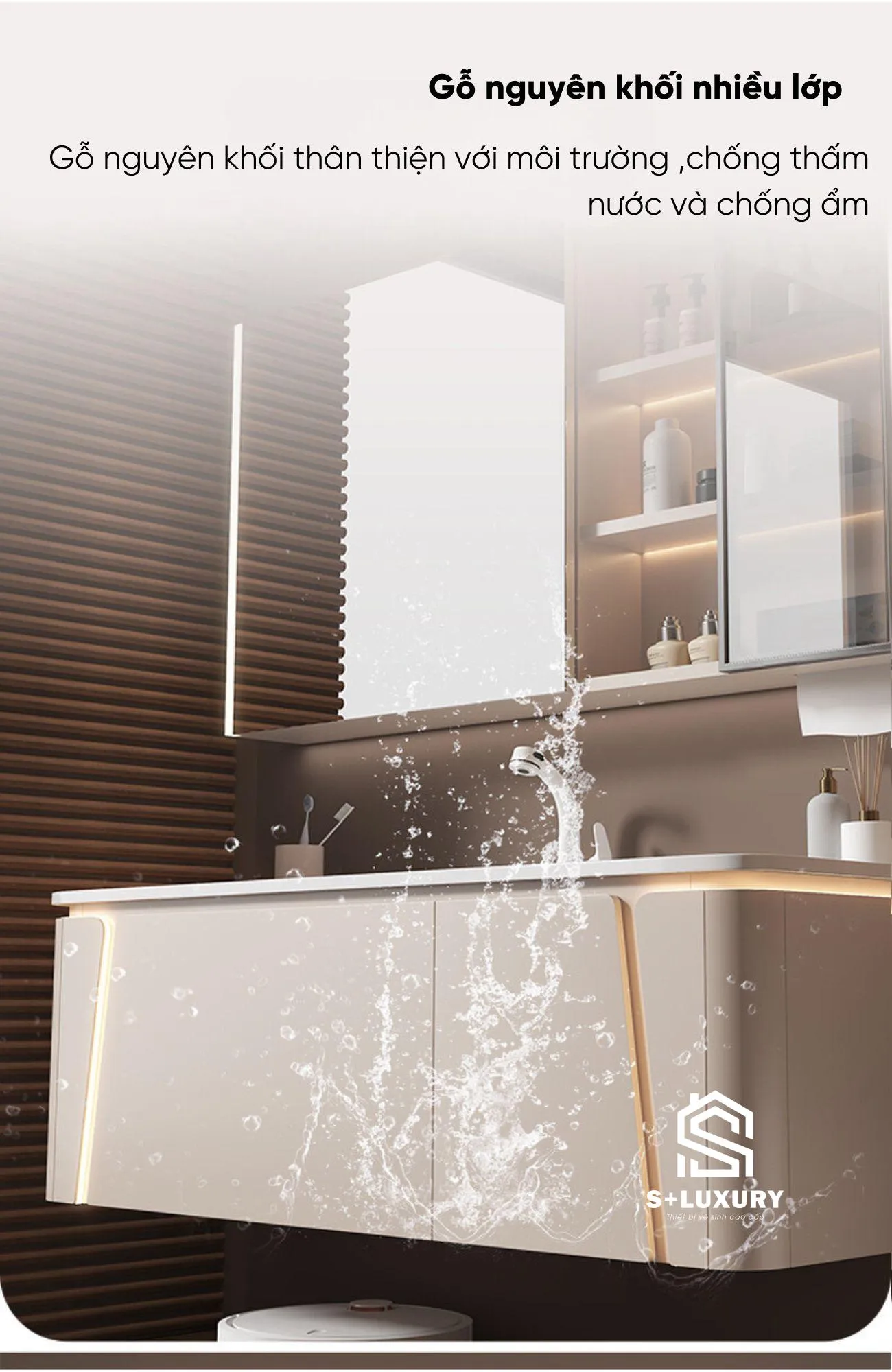 Bản vẽ kỹ thuật kích thước tiêu chuẩn bộ tủ chậu kèm tủ gương DH-48