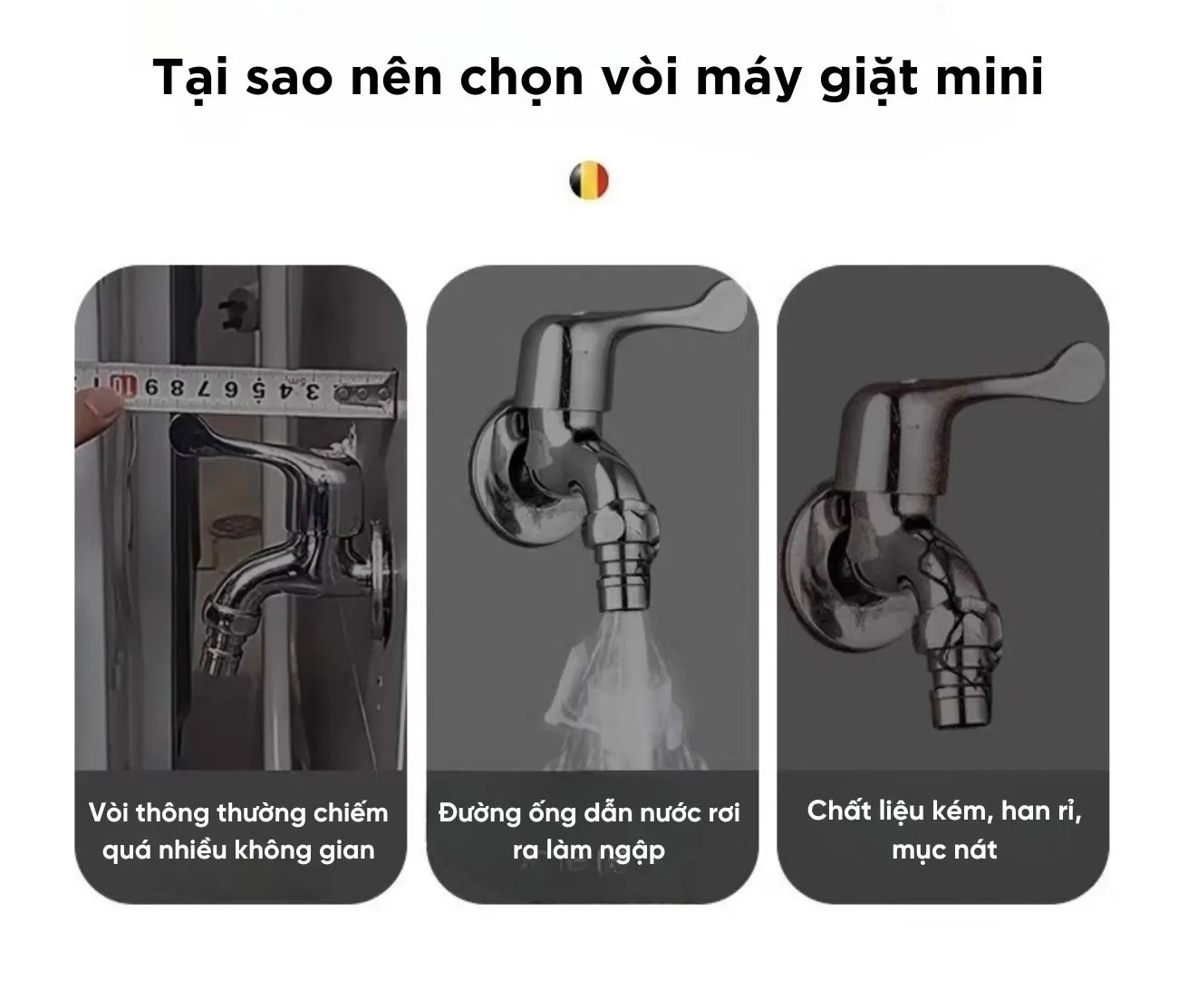 Nguyên lý hoạt động van bi tự động ngắt nước tức thì khi tuột ống dây cấp máy giặt của vòi S+ Luxury VM-01 Nguyên lý hoạt động van bi tự động ngắt nước tức thì khi tuột ống dây cấp máy giặt của vòi S+ Luxury VM-01