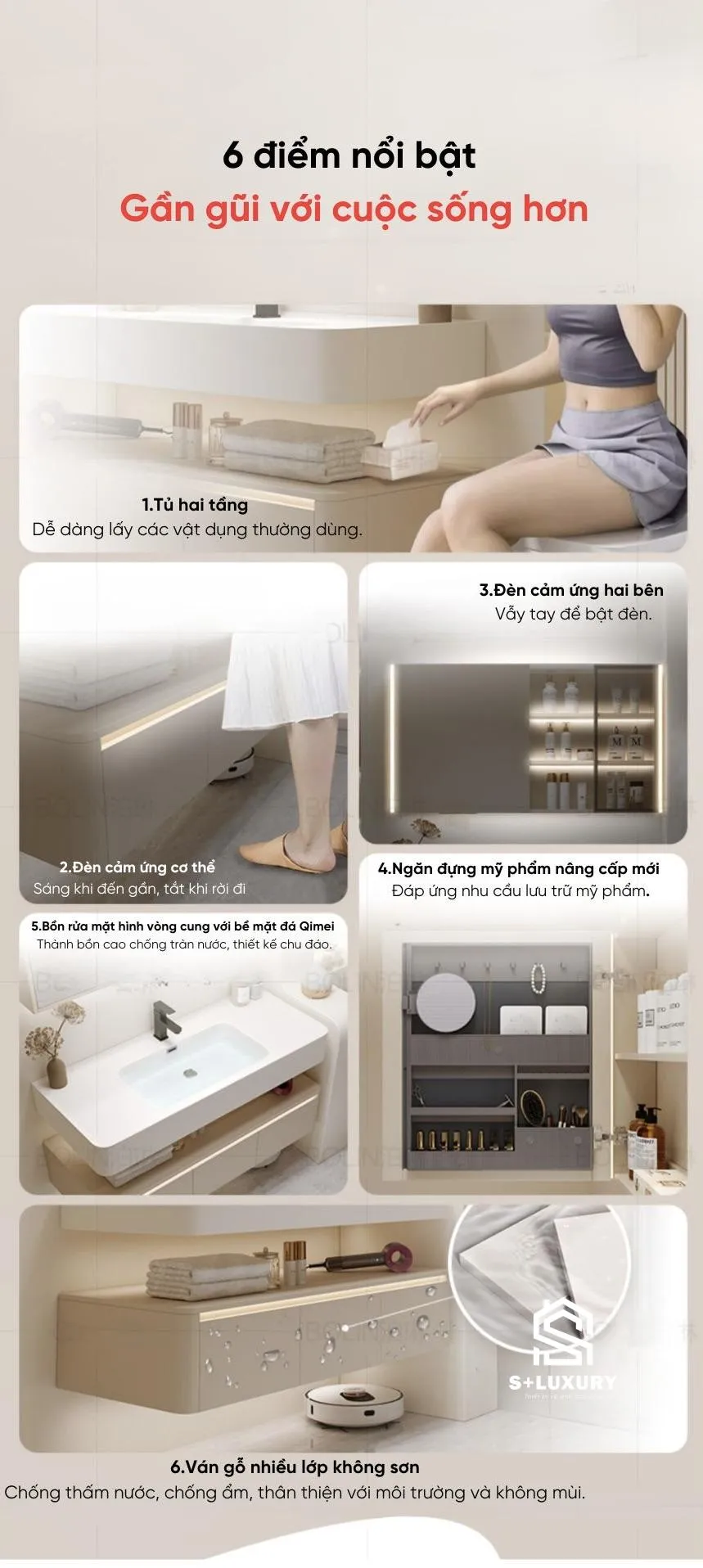 Infographic 6 tính năng nổi bật của tủ chậu lavabo DH-49 Infographic 6 tính năng nổi bật của tủ chậu lavabo DH-49