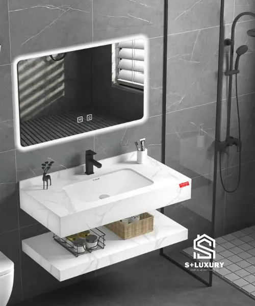 Hệ khung giá đỡ và pat treo kim loại sơn tĩnh điện chống rỉ chịu lực cho bàn đá lavabo 2 tầng Hệ khung giá đỡ và pat treo kim loại sơn tĩnh điện chống rỉ chịu lực cho bàn đá lavabo 2 tầng