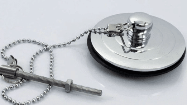 Nút chặn bồn tắm loại xích inox dùng thay thế khi nút cũ bị hỏng Nút chặn bồn tắm loại xích inox dùng thay thế khi nút cũ bị hỏng