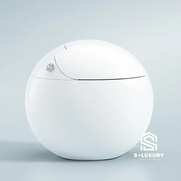 Bộ sưu tập bồn cầu thông minh hình quả trứng đa sắc màu sang trọng cao cấp men sứ nano kháng khuẩn