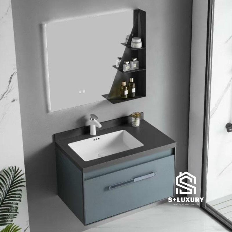 TỦ CHẬU LAVABO MẶT ĐÁ LIỀN BÀN TC2001