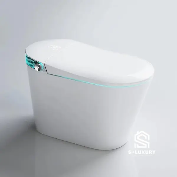 Bồn cầu thông minh tự động mở nắp sấy khí ấm và sưởi bệ ngồi cao cấp S+ Luxury BC-02