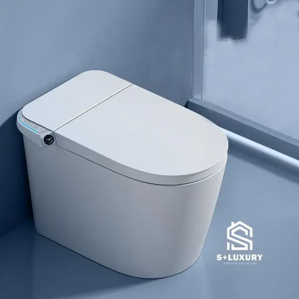Bồn cầu thông minh nắp ngồi chữ U mở rộng chỗ ngồi thoải mái S+ Luxury BC-04