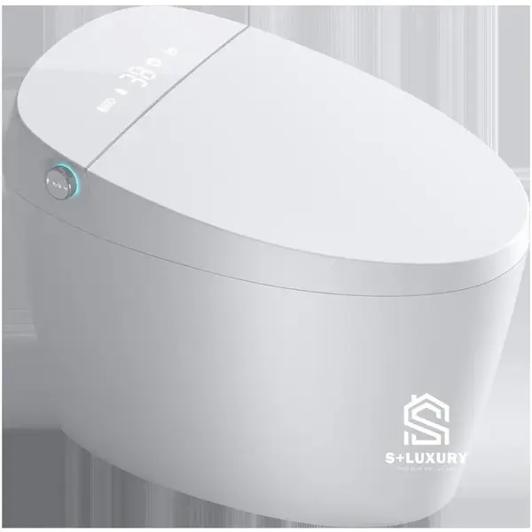 Bồn cầu thông minh xịt bọt kháng khuẩn men Nano nung 1280 độ C S+ Luxury BC-09