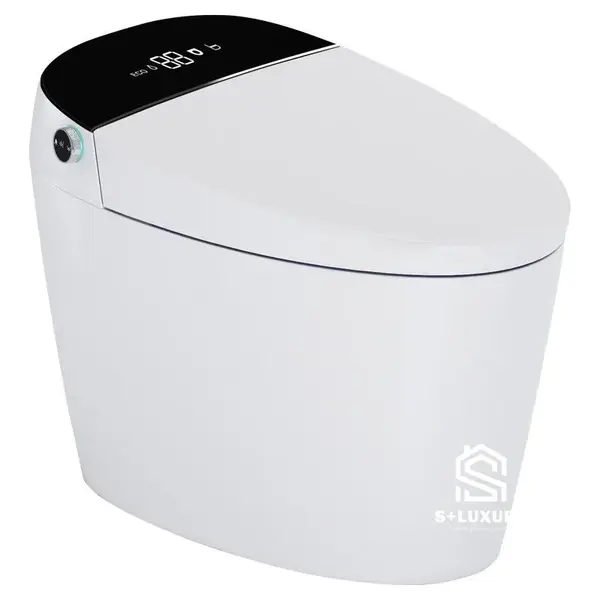 Bồn cầu thông minh cảm ứng tự động mở nắp sấy khí ấm sưởi bệ ngồi S+ Luxury TX-42