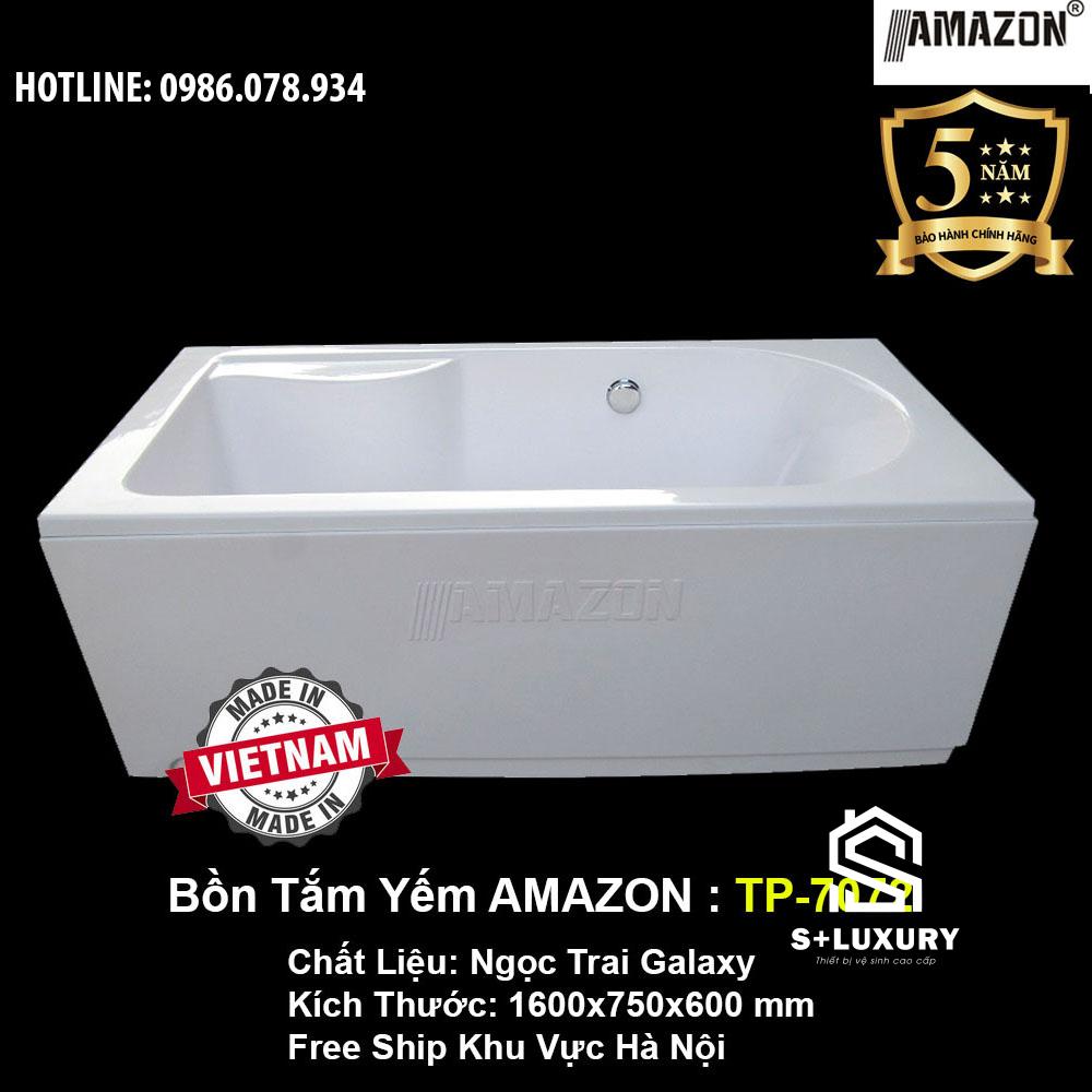 TP7072 – BỒN TẮM NGÂM CHỮ NHẬT NGỌC TRAI GALAXY  