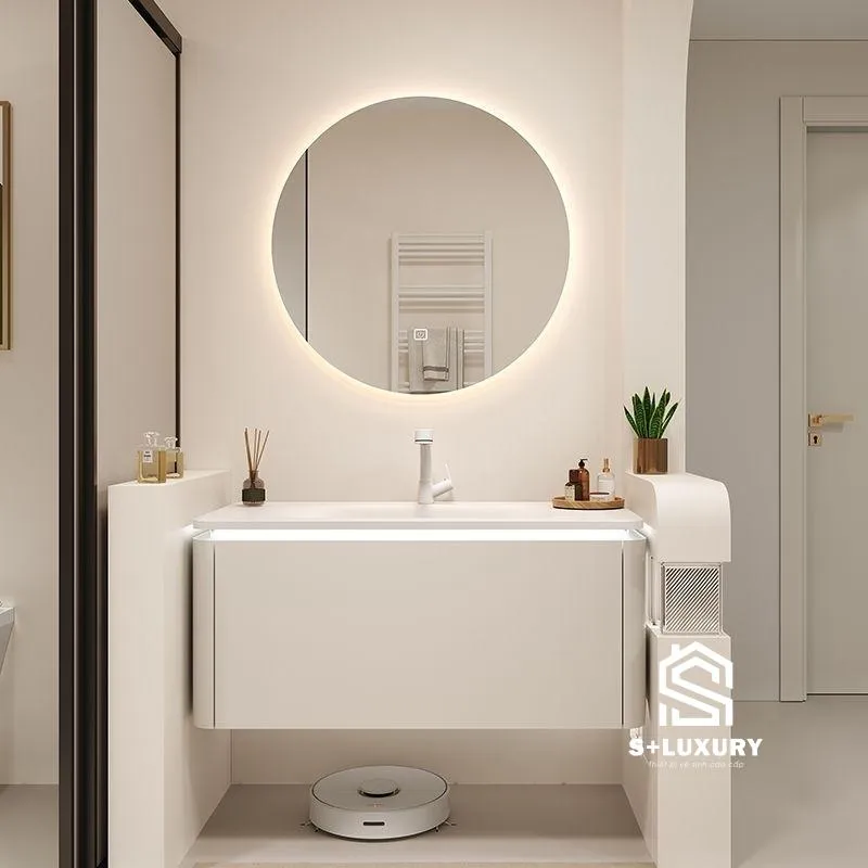 Tủ chậu phong cách luxury
