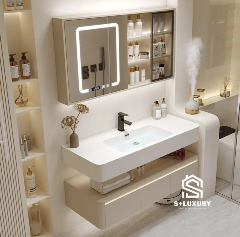Tủ chậu phong cách hiện đại