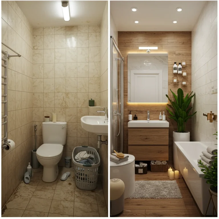 Ảnh đại diện bài viết về Biến đổi nhà vệ sinh cũ nát thành spa mini – before/after